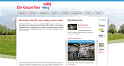 Desktop Screenshot of dekeizervee.nl